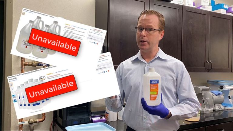 3D Printing and Conserving IPA During the COVID-19 Crisis